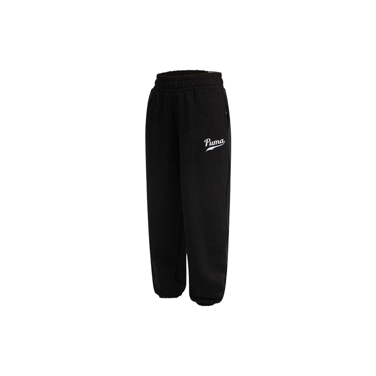 

Puma Однотонные длинные спортивные брюки женские, черные 539735-01