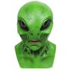 Alien UFO Green Latex Halloween Headgear Mask