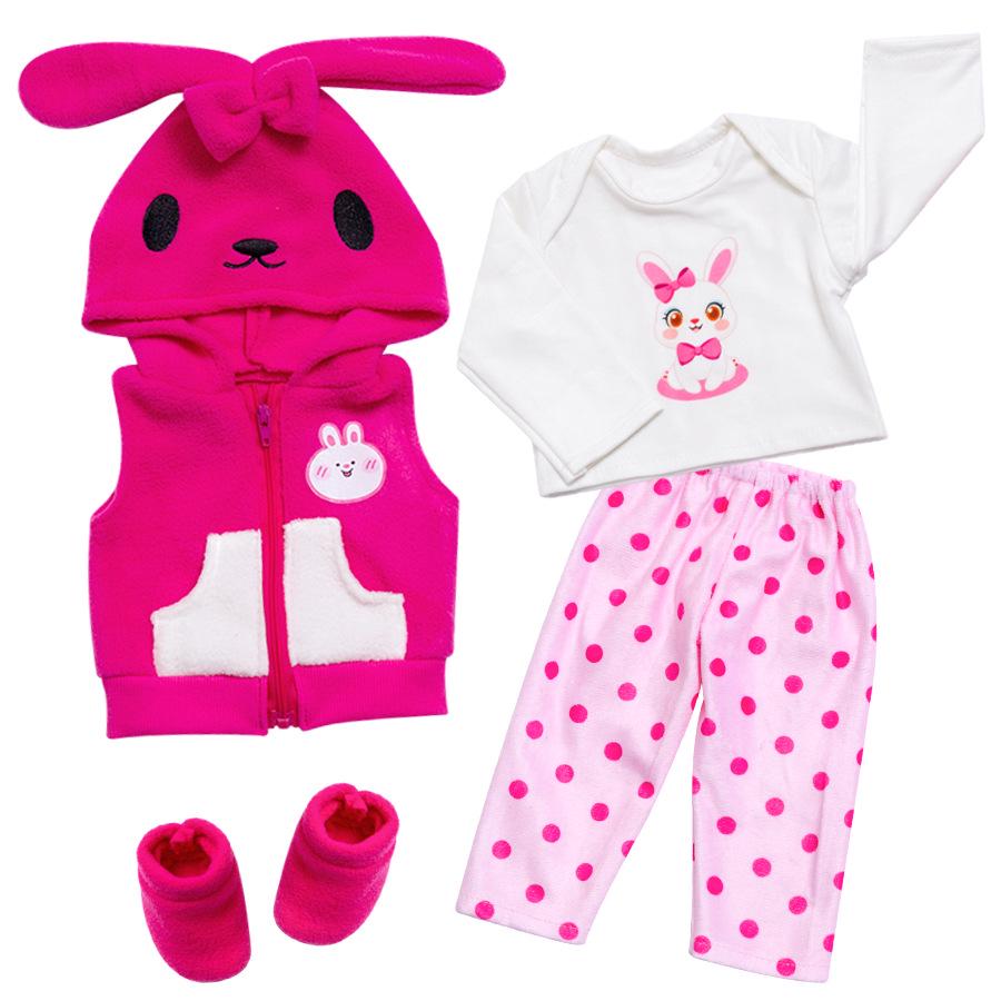 

Пасхальный Животный Мультяшный Зимняя Одежда для Куклы, 43СМ Сяфу 43cm Xiafu Doll Clothes