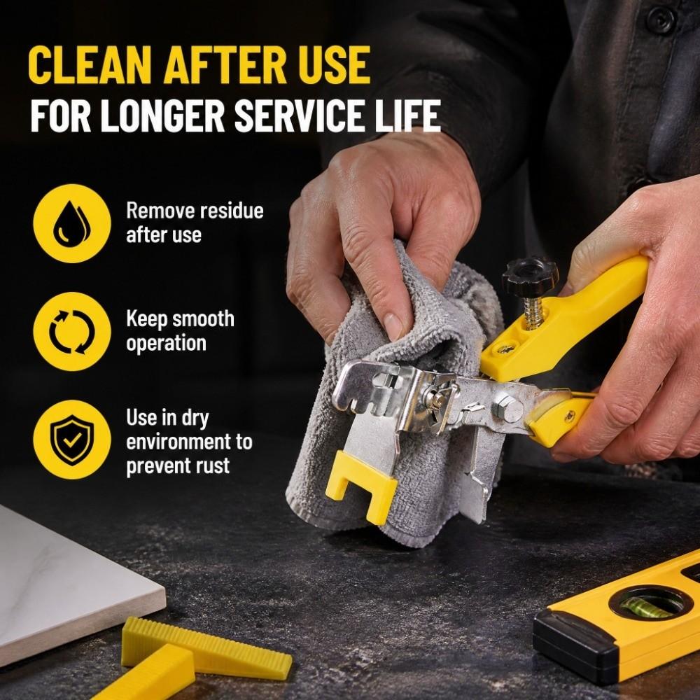 Ergonomic Design Tile Installation Tool PVC Hand Rod Tile Locator System  Ceramic Stone Wall
