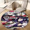 Personalized Demon Slayer Round Chair Office Rug - Perfect for Mat, Office Chair & More - Ideal Gift for Birthdays and Holidays