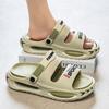 Slippers Men Wear Summer Non-slip Thick Soles Two Wear Sports Beach Shoes Men's Casual Driving Trend Sandals Men's Drag