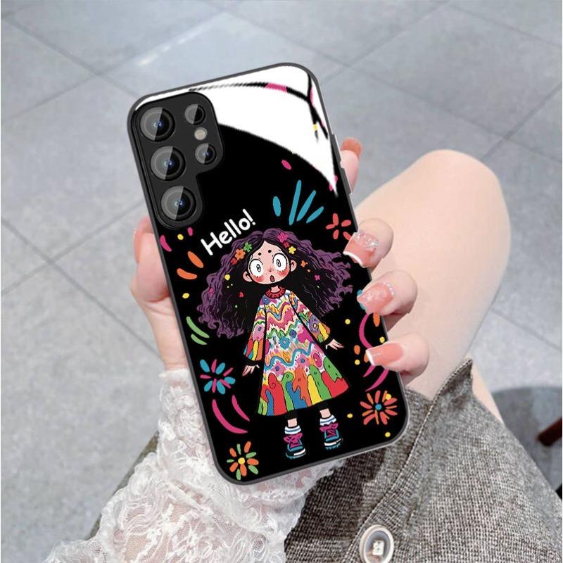 Graffiti Girls Applicable Samsung S24PLUS Mobile Case S23 Girls S22 Skin Friendly A55 Sense A54 All Inclusive A14