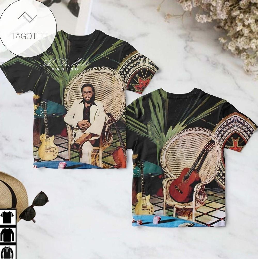 Al Di Meola Casino Album Cover AOP T Shirt Unisex S-5XL Unisex T-Shirt XXXXL