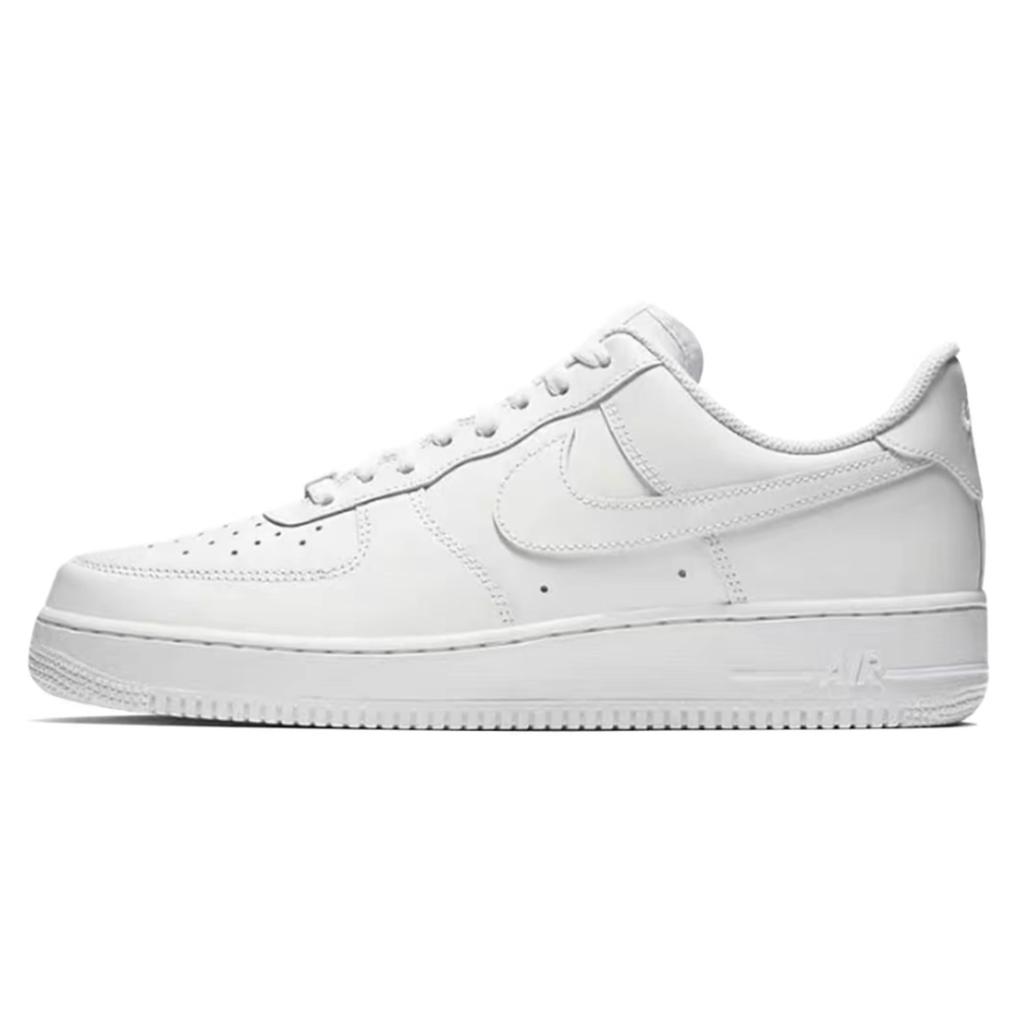 Nike Air Force 1 Odporne na ścieranie Niskie Buty Skateboardowe Męskie Białe Czerwone CW2288-111(Team1467-QD)