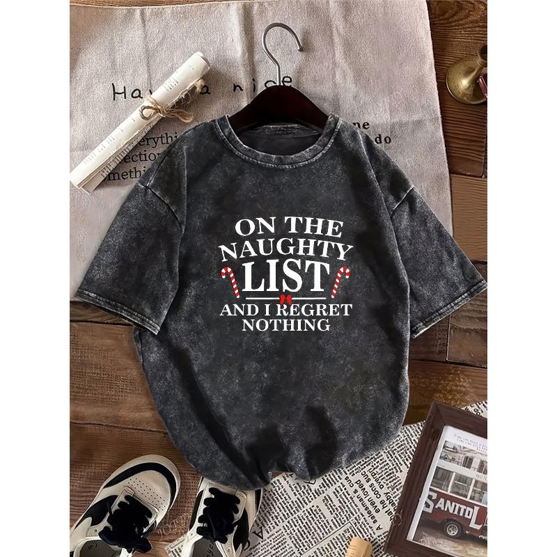 Men's 100% Washed Versatile Crew Neck Short Sleeve T-Shirt, Summer Casual Printed Top