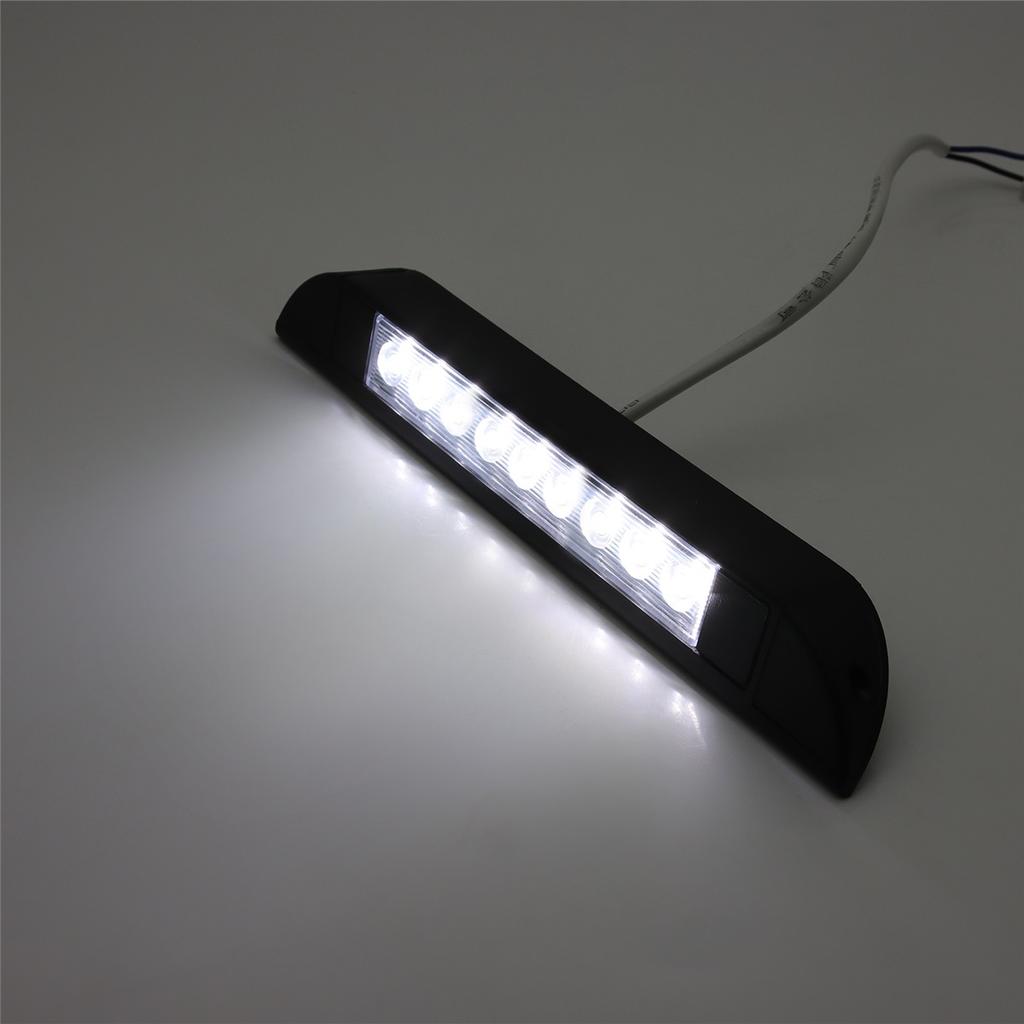 LED Awning Spot Light Indoor Ceiling Light For RV Yacht Caravan Outdoor Camping Light Waterproof Black Awning Porch Light
