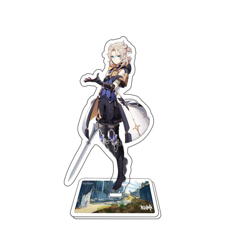 Game Anime Open World Impact Acrylic Figure Stand Painted Desk Decor Ornament 15CM Model Gift