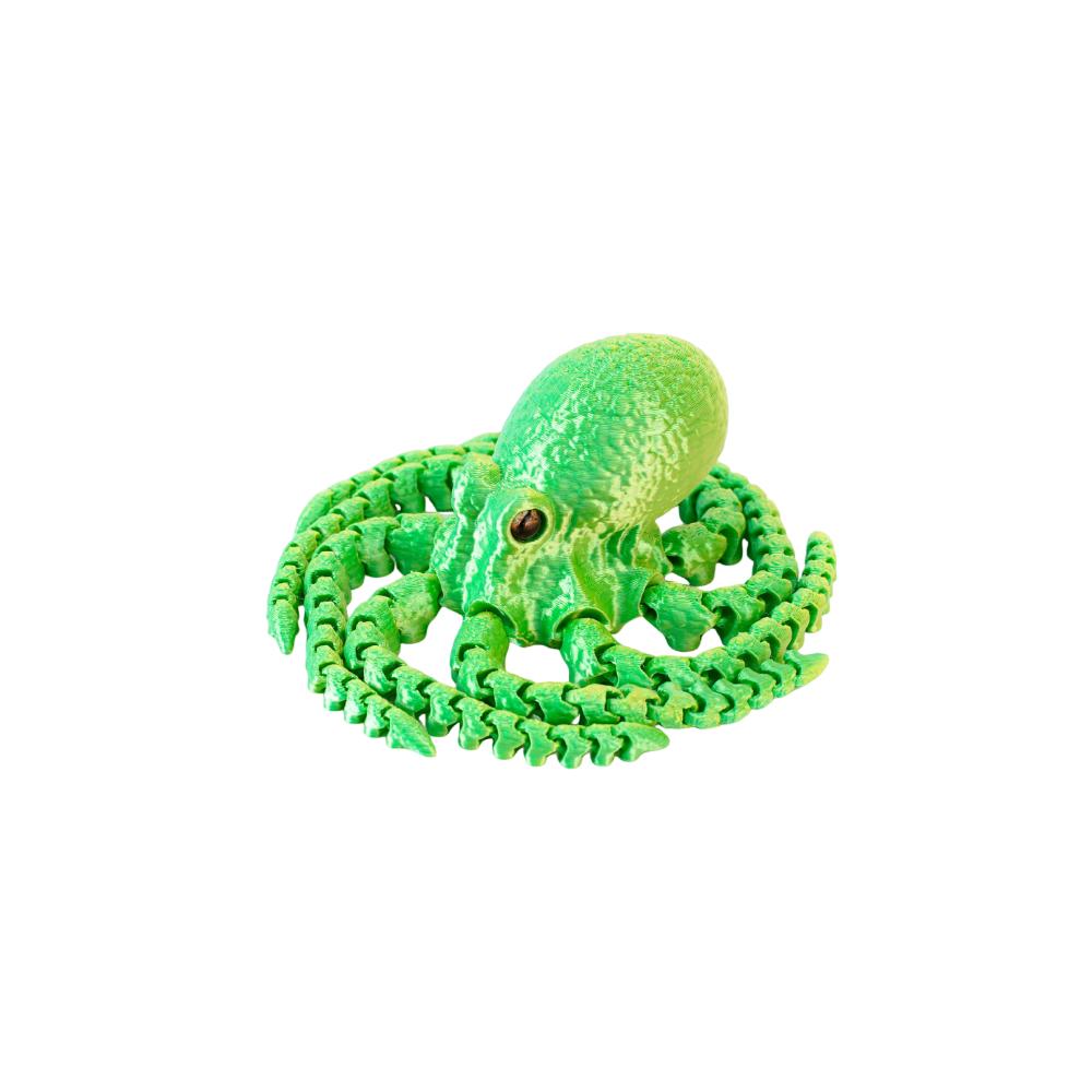 Eco-Friendly Material Articulated Octopusfish Jointed Body Poseable Tentacles  Living Room Decor