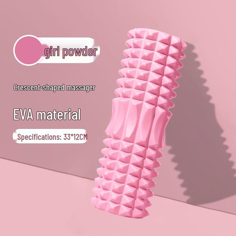 Crescent Hollow EVA-Schaumstoffrolle und Yoga-Massagestab