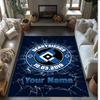 Hamburger SV Bedruckter Kristall-Samt-Teppich Rutschfester Kristall-Samt-Teppich für Sofa Schlafzimmer Innenbereich Heimdekoration