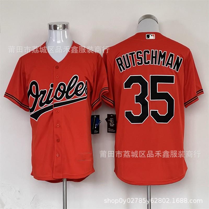 Baltimore Orioles MLB Baseball Jersey 35 Adley Rutschman Cotton Team Fan Apparel Men Women
