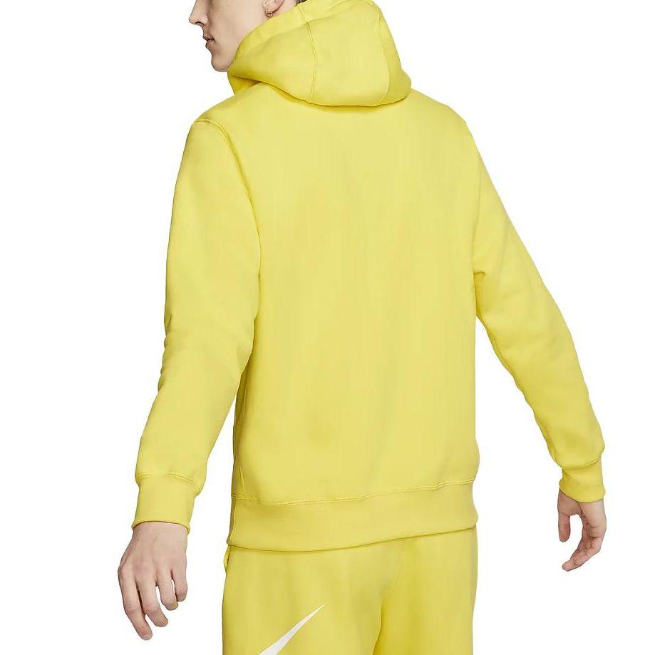 Nike Sweatshirts Men's Yellow Hooded Moderate Regular BV2654-731