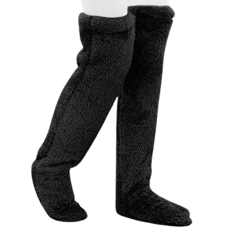 Over Knee Highs Fuzzy Socks Stockings Soft Warm 13 Colors Alternative for Winter and Autumn Cold Weather Heated your Leg