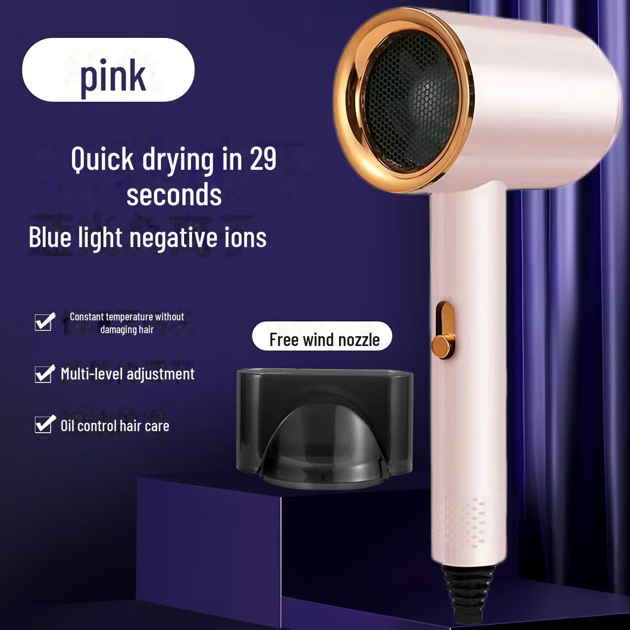 

Фен с ионизацией Blue Light для дома и общежития — идеально подходит для студентов