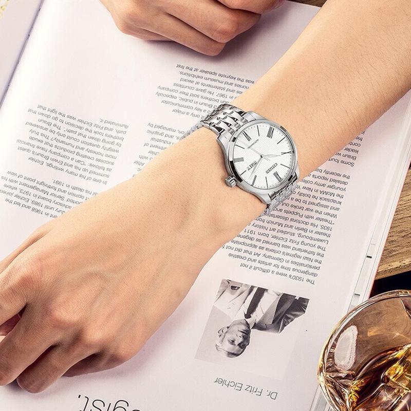 Citizen Classic Mechanical Automatic Mechanical Movement Stainless Steel Strap Watch Men's Watches NH8350-59A