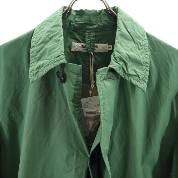 unused OMNIGOD cotton Long coat 4 green Men's Used