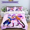 3Pcs Futuristic Fashion Trio Bedding Set Soft Fabric Duvet Cover Pillowcases Home Christmas Xmas Halloween Gift 1 Duvet Cover 2 Pillowcase L1261