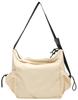 Aquamie Crossbody Large Capacity Messenger Square Crossbody A4 Size Bag, Bag, Nylon, Bag, (Off White)