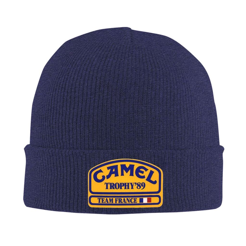 Camel Trophy Warm Knitted Cap Hip Hop Bonnet Hat Autumn Winter Outdoor Beanies Hats for Unisex Adult
