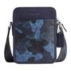 Umhängetasche Sullivan 16 Signature Camouflage-Print außen offene Taschen Reißverschluss verstellbare Schultergurte beschichtetes Canvas und Glattleder