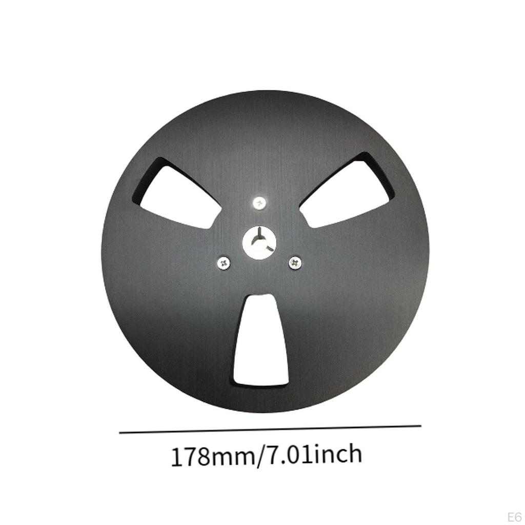 1/4 7 Inch Empty Reel Aluminum Accessories Lightweight Opening Machine Part Sturdy Open Sound