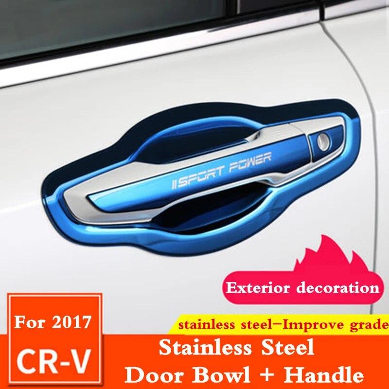 Pro Honda CRV CR-V 2017 2018 Auto dvířka Kryt misky Kryt Nálepka Kryt Pouzdro z nerezové oceli Vnější úprava