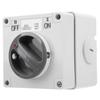 Outdoor Waterproof Switch Socket Dustproof Isolation Rotary OnOff Buttons and Indicators 250V(2P32A )