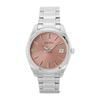 Stainless Steel Salmon Dial Quartz SUR523P1 100M Men's Watch