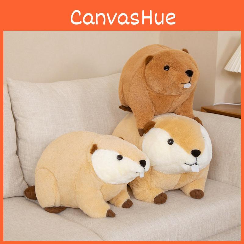 Beaver Plush Adorable Toy Cartoon Sofa Decor Gift Girls Cuddly Decorative Doll