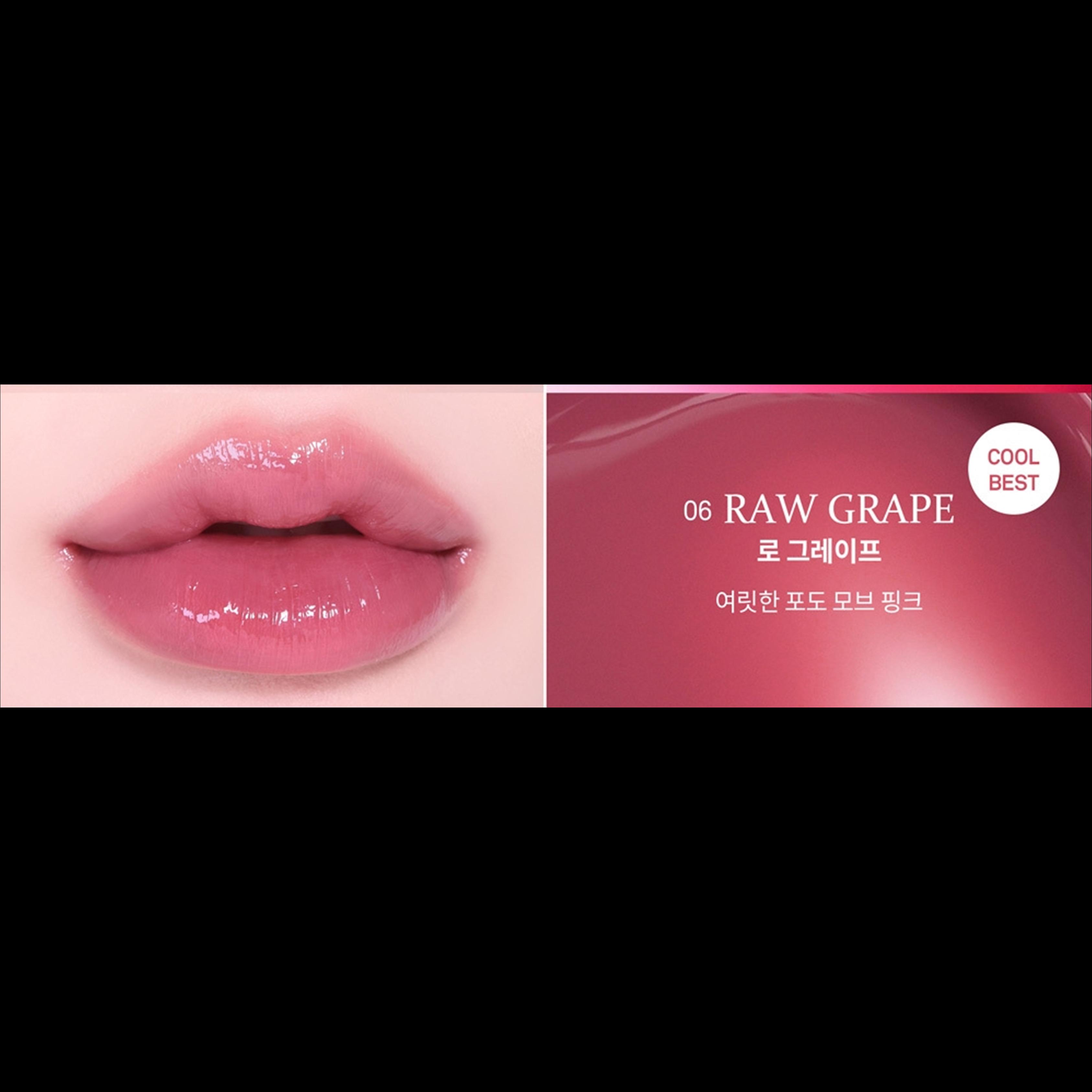 [Enhypen Sunghoon Pick] hince Raw Glow Gel Tint, 4 мл / 10 типов 6. Raw Grape
