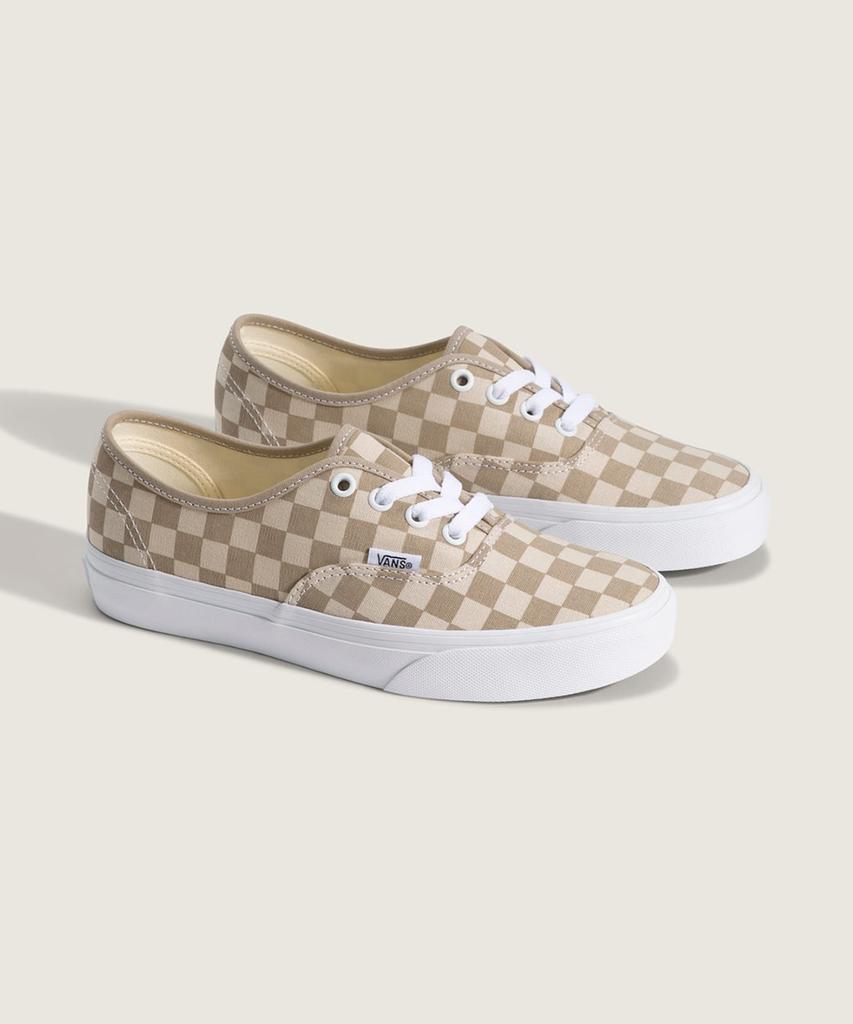 Vans Authentic - (Checkerboard) Aluminum:Oatmeal / Vn000Ead5Ec1