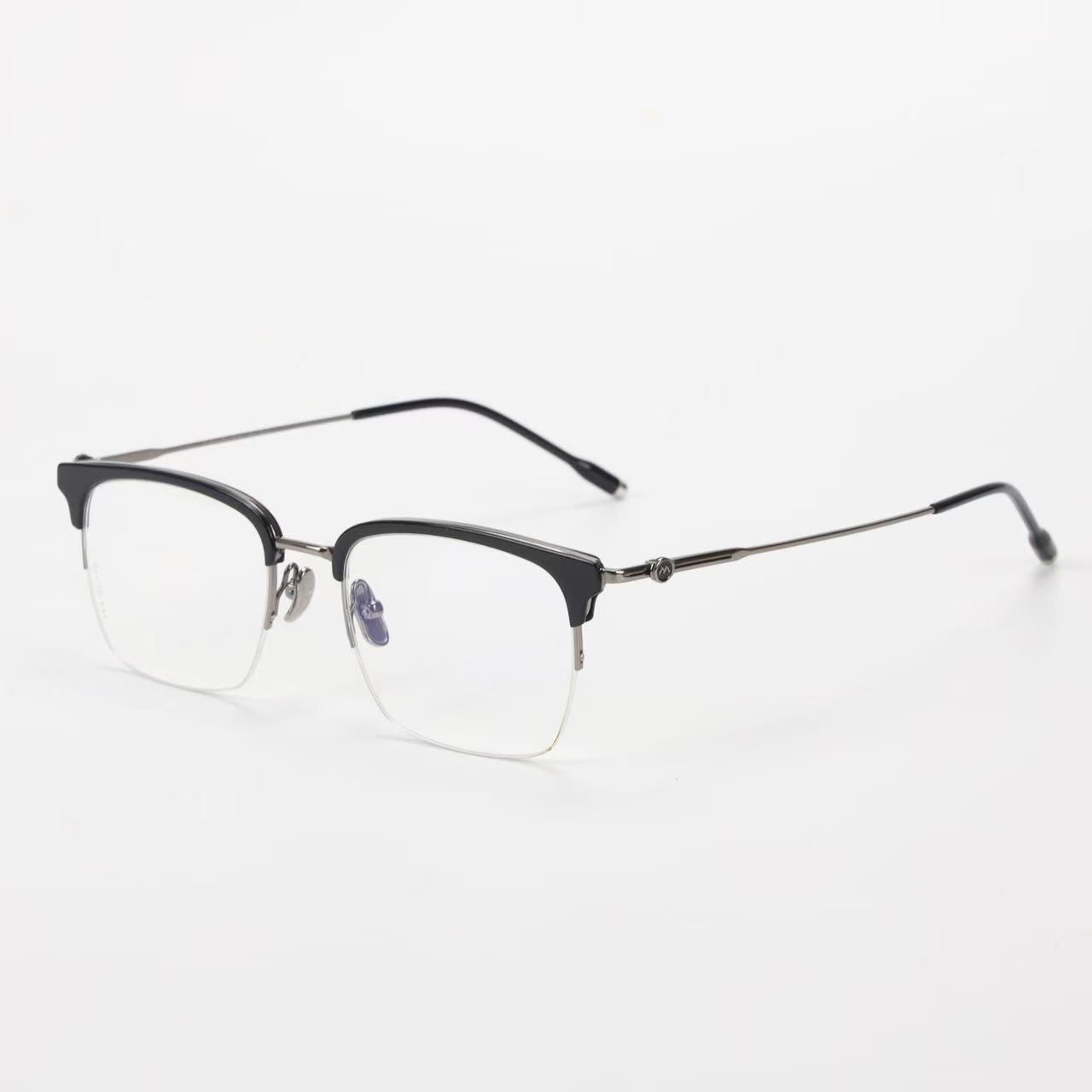 Мужские ретро-модные ультралегкие очки с круглой оправой из чистого титана от Danyang