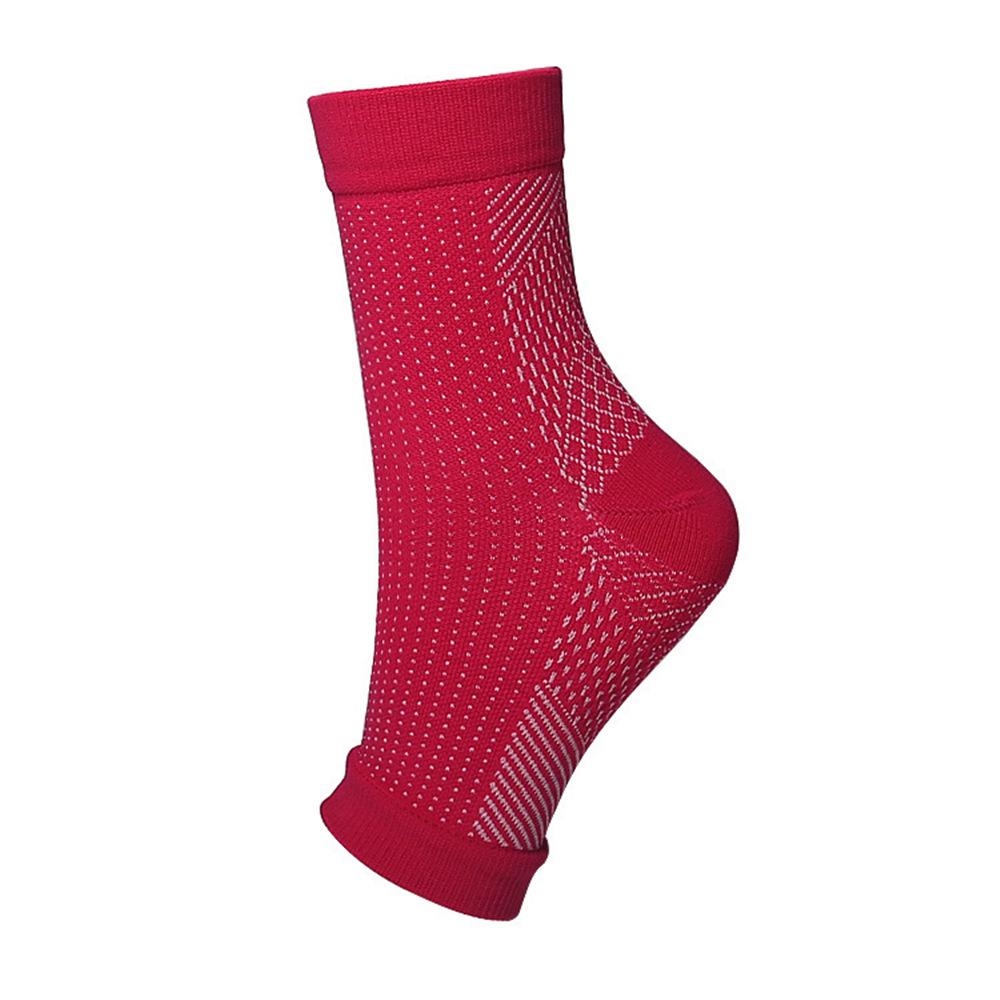 Foot Angel Anti Fatigue Compression Foot Sleeve Ankle Support Running Cycle Basketball Active Socks Outdoor Activity Men Ankle Brace Sock