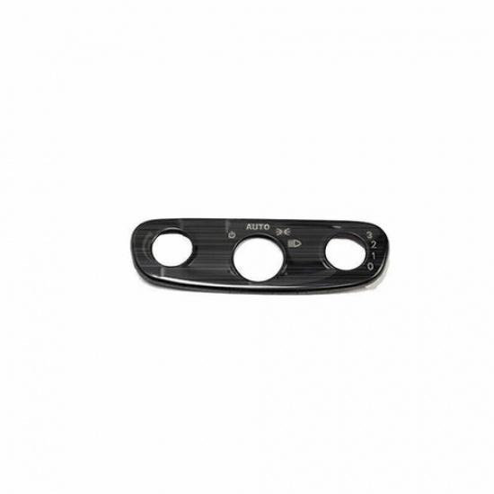 For Buick Lacrosse 2017-2019 Black Titanium Headlight Button Frame Cover Trim