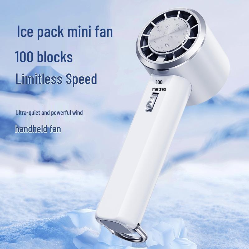 Portable High-Speed Mini Handheld Fan with Semiconductor Cooling