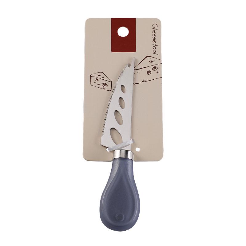 Stainless Steel Cheese Knife, Fork & Spatula Set - 3-Piece Western Cheese Tools