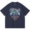 T-shirt Heavy Metal 100% Cotone 230 Gsm Stampa Band Rock Musica Popolare Unisex T-shirt Pesante in Cotone
