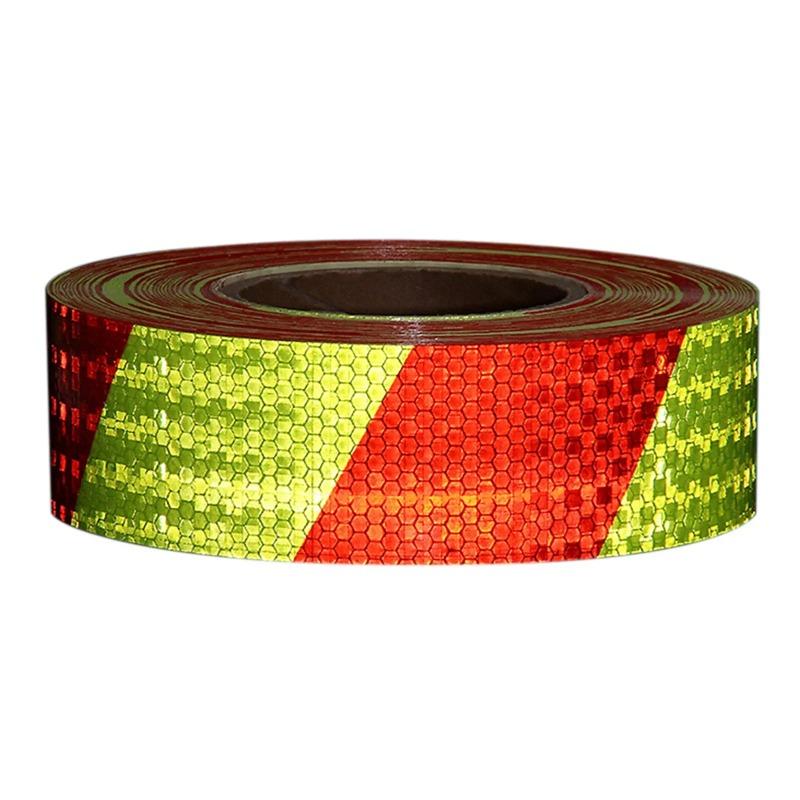 High-Intensity Reflective Safety Tape - Self-Adhesive Waterproof Warning Strips for Vehicles, Bumpers, Bicycles | 1 Roll