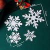 Snowflake Acrylic Cake Toppers for Christmas & Party Desserts