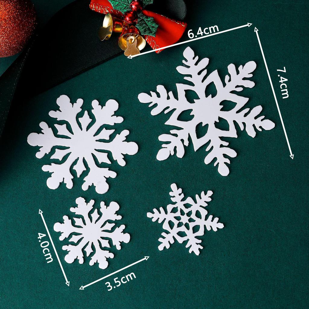 Snowflake Acrylic Cake Toppers for Christmas & Party Desserts
