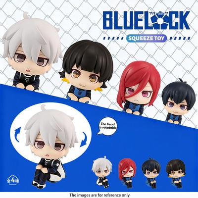 NEW 10cm Q Version Blue Lock Anime Figure Sagi Yoichi Chigiri Hyoma Nagi Seishiro Figures Collection Model Figurine Doll Toy