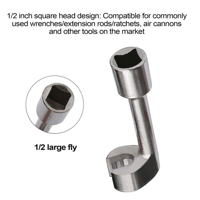 

Driveline Socket Set 1/2 Inches Opening Socket Kit Injector Lines Removal Tool High Strength Drive Socket Set Injector Wrench belgium