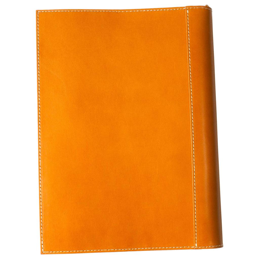 C&L TRASCO Echtleder Buchhülle "Klassische japanische Handwerkskunst" Vegetabil gegerbt (mit Lesezeichen) (Kamel, A5 Hardcover)