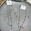 Titanium Steel Zircon Crystal Bow Necklace Fashion Light Luxury High Sense Collarbone Chain Versatile Niche Temperament Jewelry Women