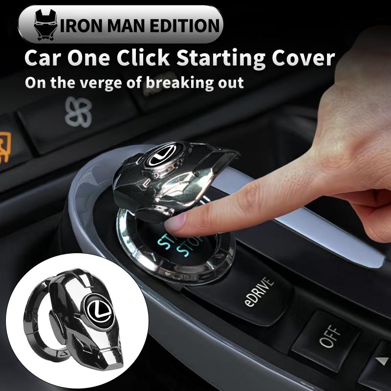 CKU5 Car One-Touch Start Cover Ignition Switch Button Protector Case Interior For Lexus CT200h ES250 ES300h IS250 IS200 GS300 GS460