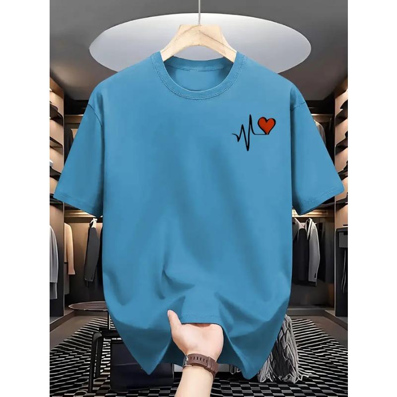 New Summer Men's T-Shirt, Street Casual Fashion, Simple, Soft and Comfortable, Breathable