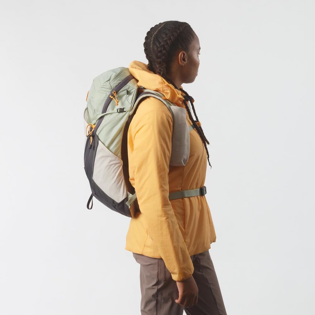 Salomon AEROTREK 18 Trekking 2025 Eisen Damenrucksack, Modell, LC2467700, Seagrass/Silver Cloud/Nine