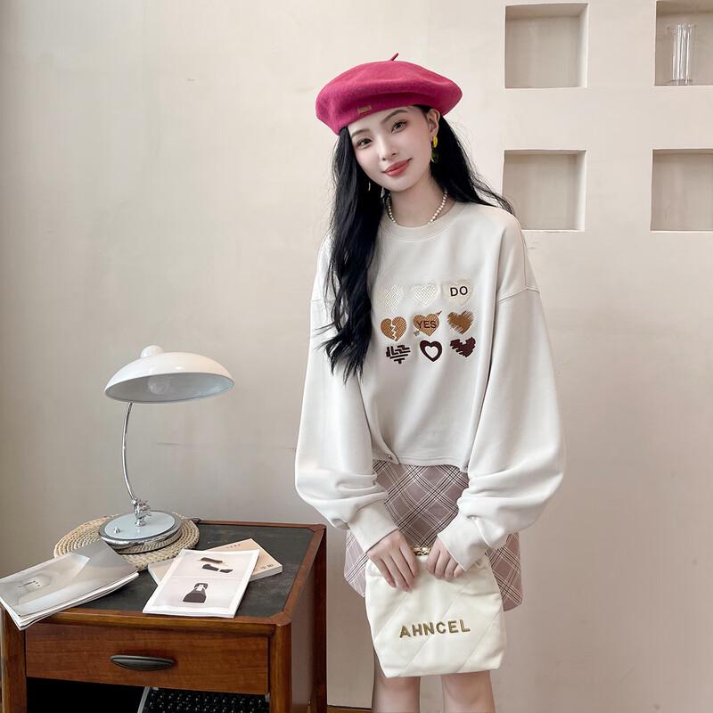 IMAGINEX Women's Urban Casual Long-Sleeve Sweatshirt