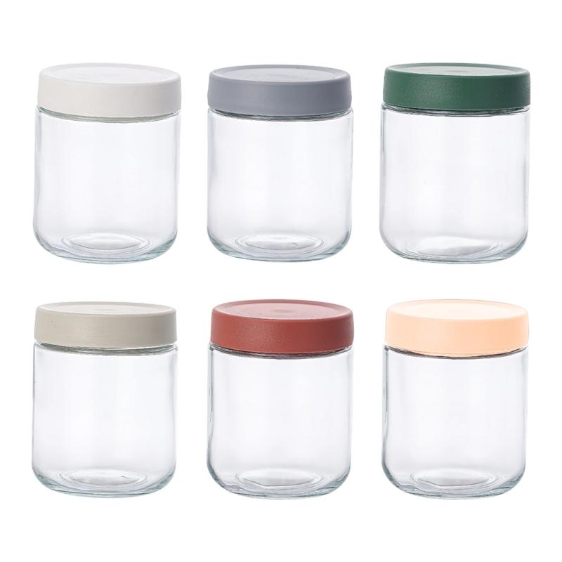 Sealed Glass Storage Container For Candies Embossed Designs Airtights Lid For Kitchen And Home 1